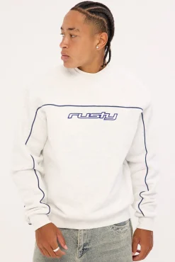 Trigger Crew Fleece Ecru Marle