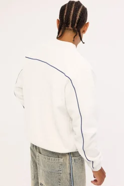 Trigger Crew Fleece Ecru Marle