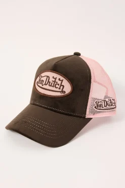 Trucker Hat Brown/Pink
