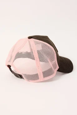 Trucker Hat Brown/Pink