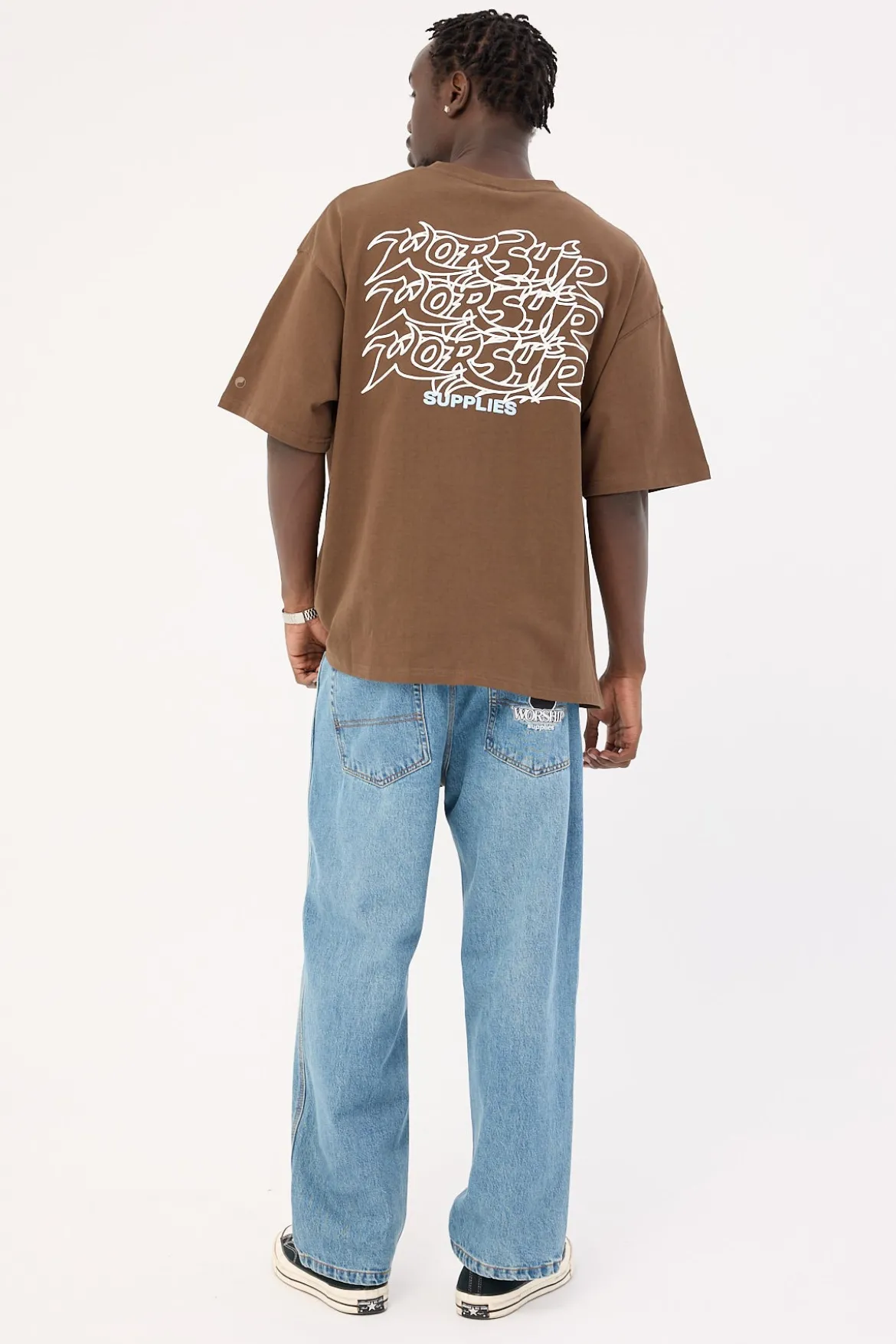 Try Again Big Lounger Jean Dirty Rage Blue