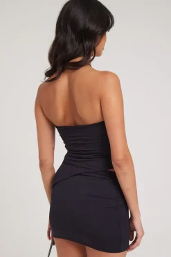 Tube Mini Skirt Black