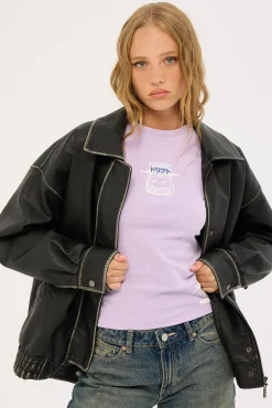 Tuner Baby Tee Lilac