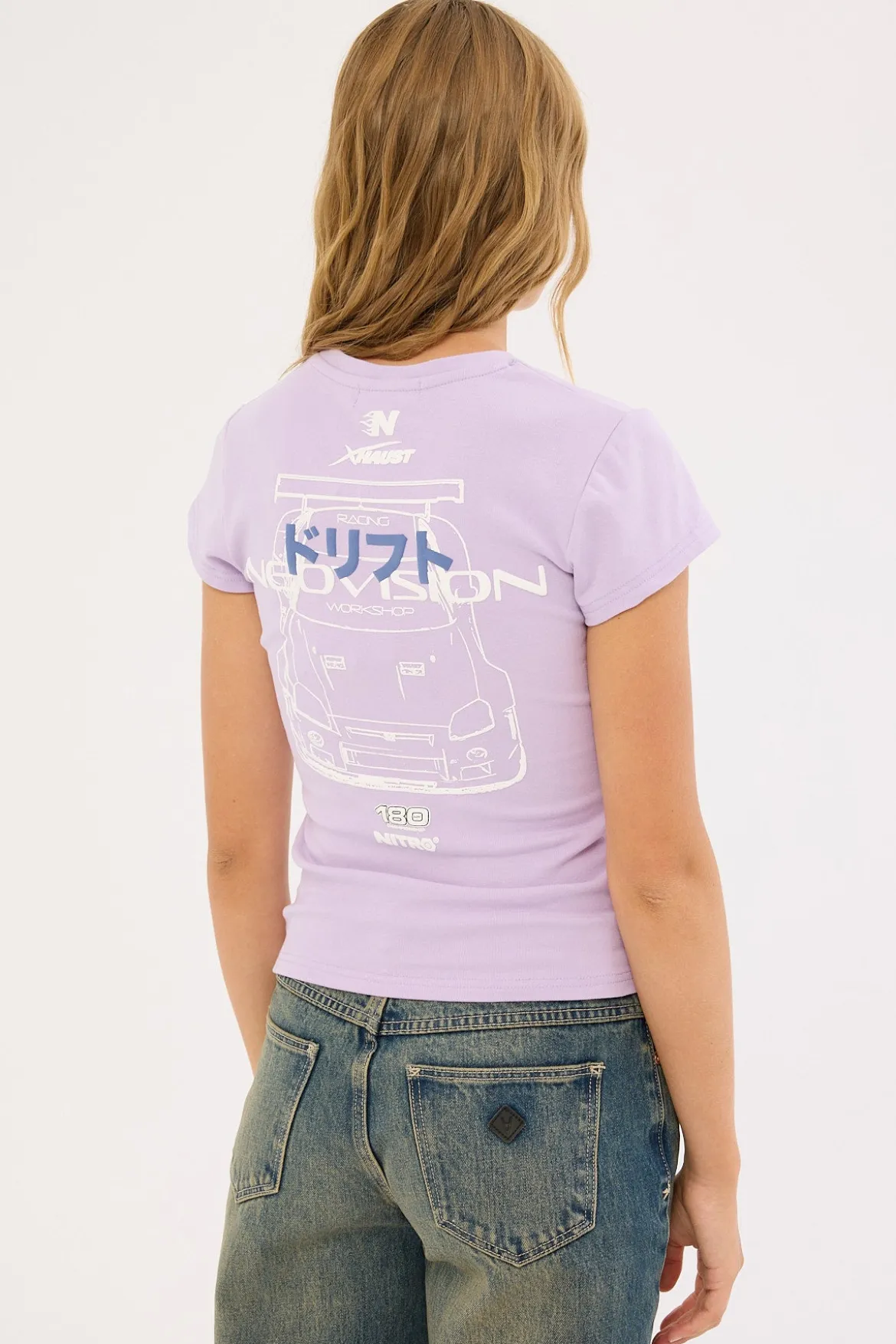 Tuner Baby Tee Lilac