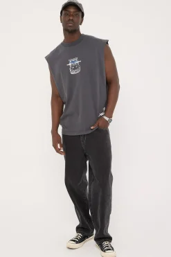 Tuner Muscle Tank Off Black