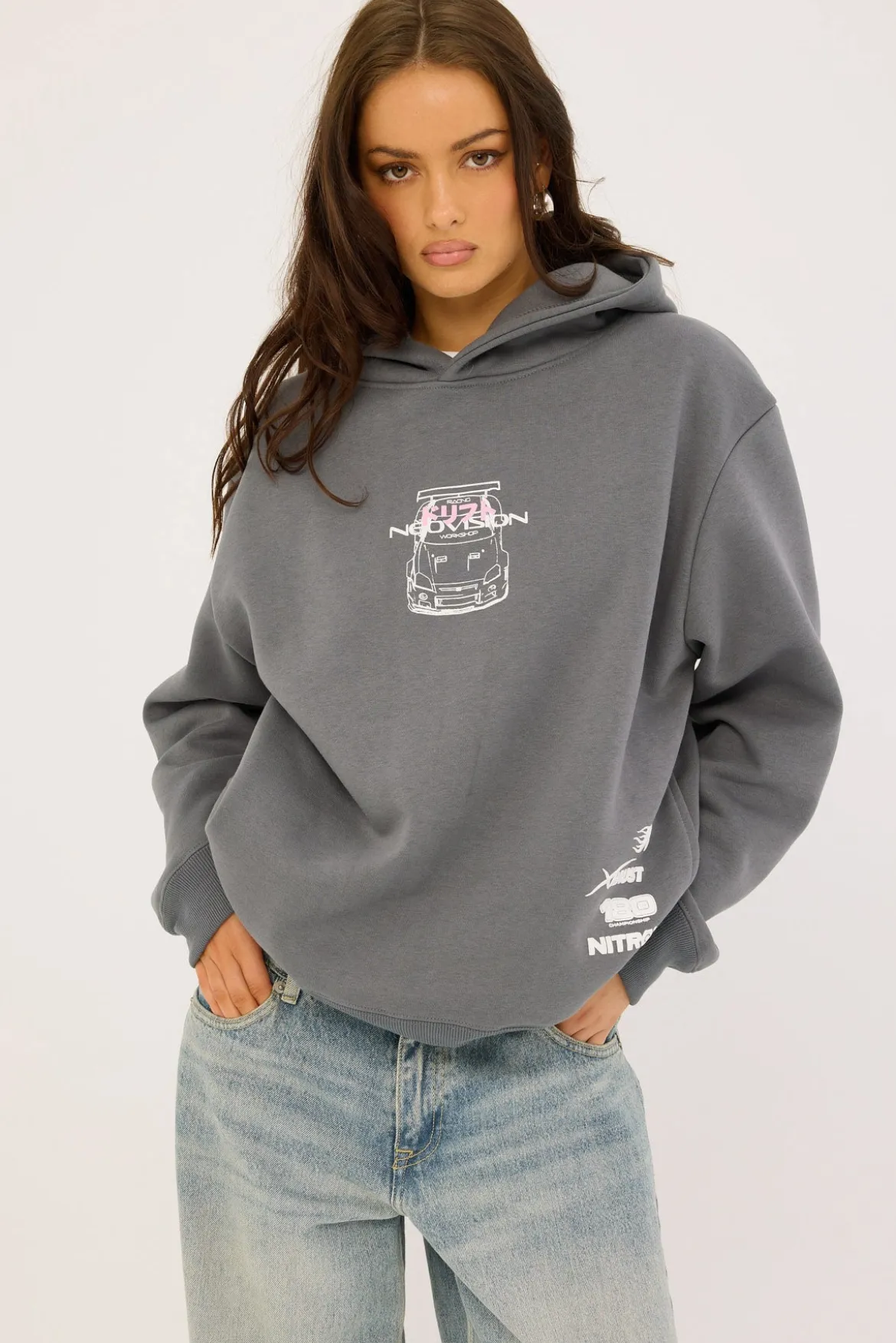 Tuner Relaxed Hoodie Stormy Blue