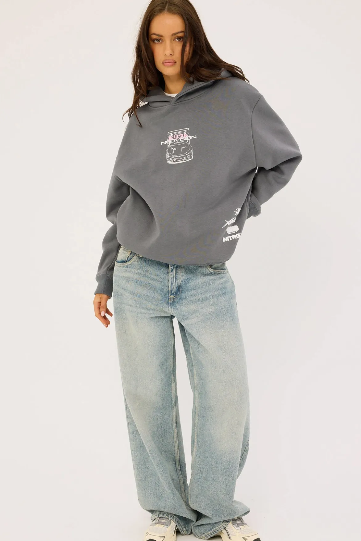 Tuner Relaxed Hoodie Stormy Blue