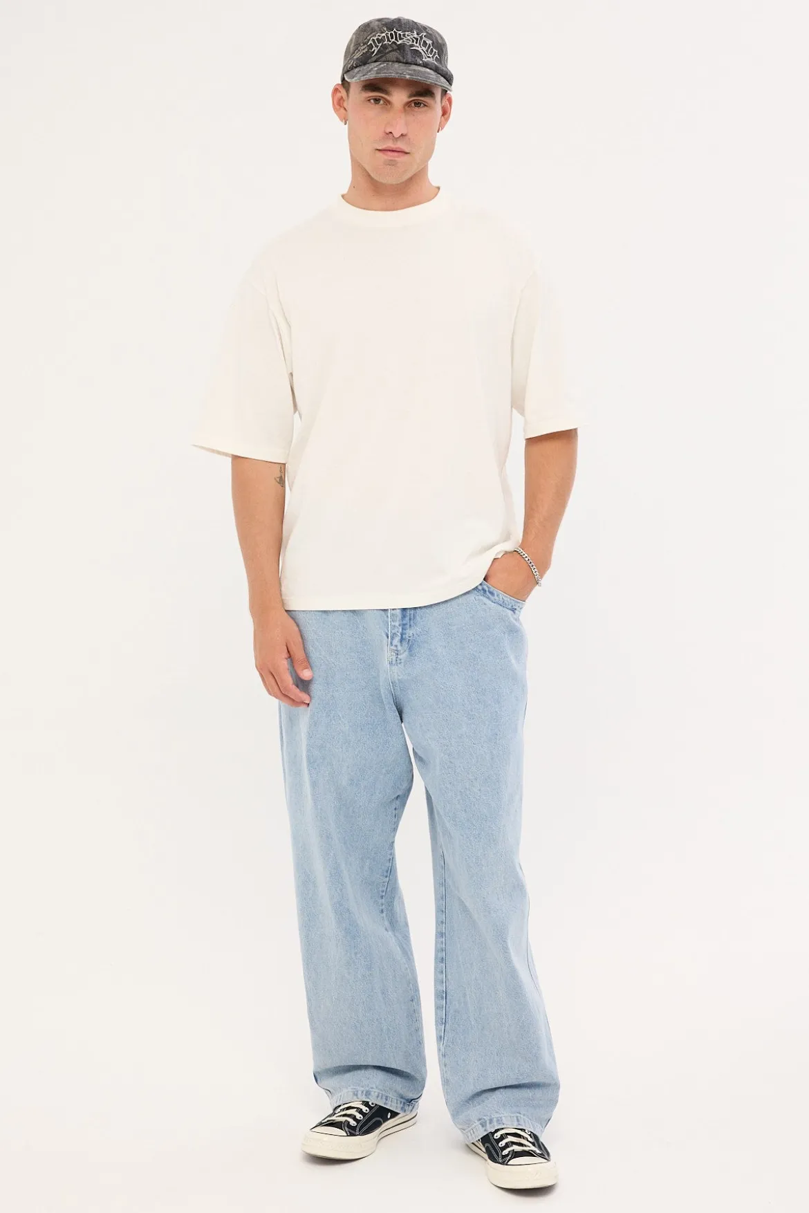 Turbo Baggy Jean True Blue