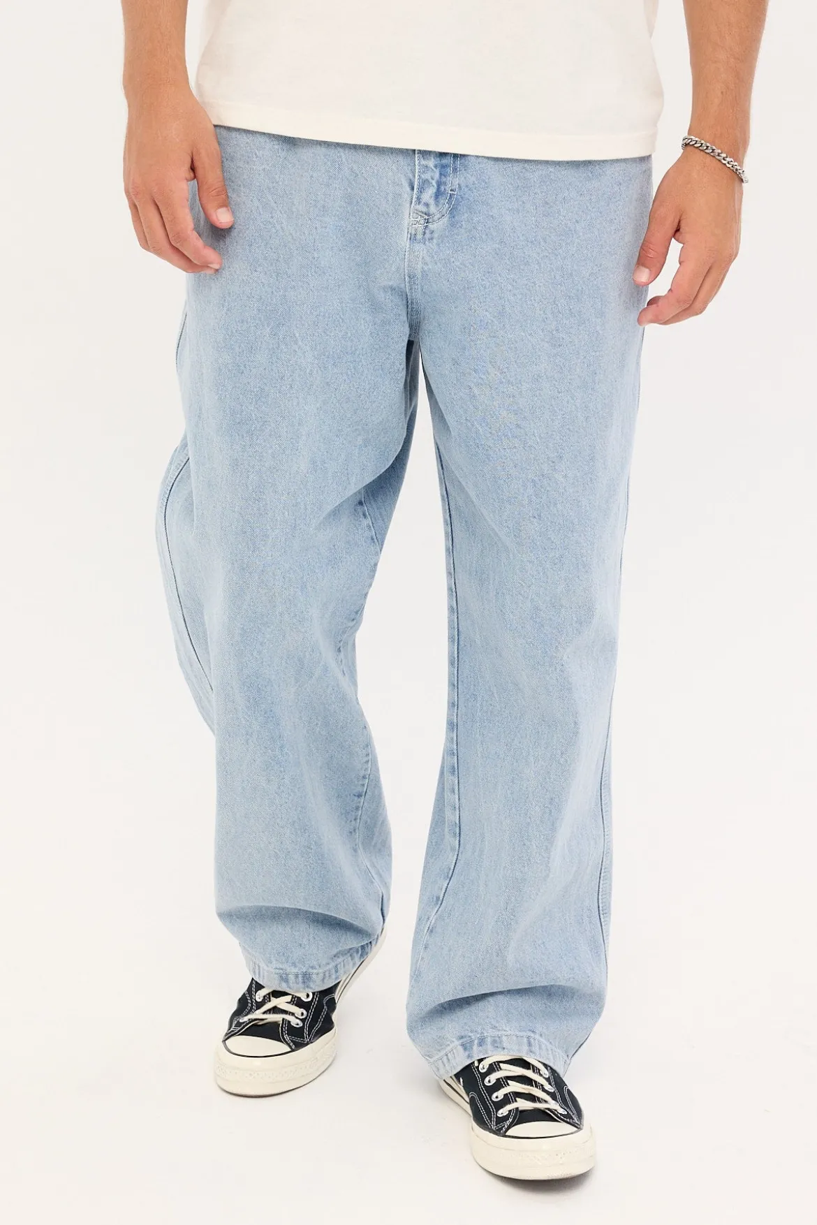 Turbo Baggy Jean True Blue