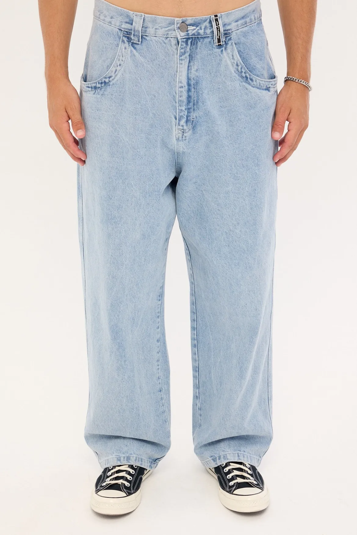 Turbo Baggy Jean True Blue