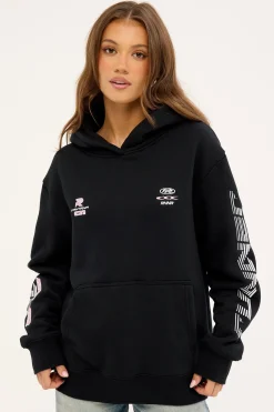 Turbo Charge Hoodie Black Bubblegum