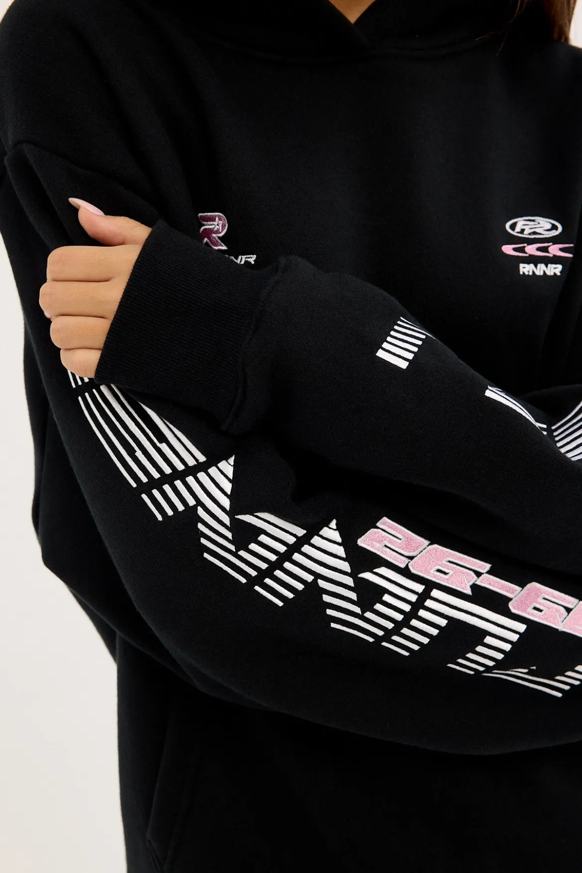 Turbo Charge Hoodie Black Bubblegum