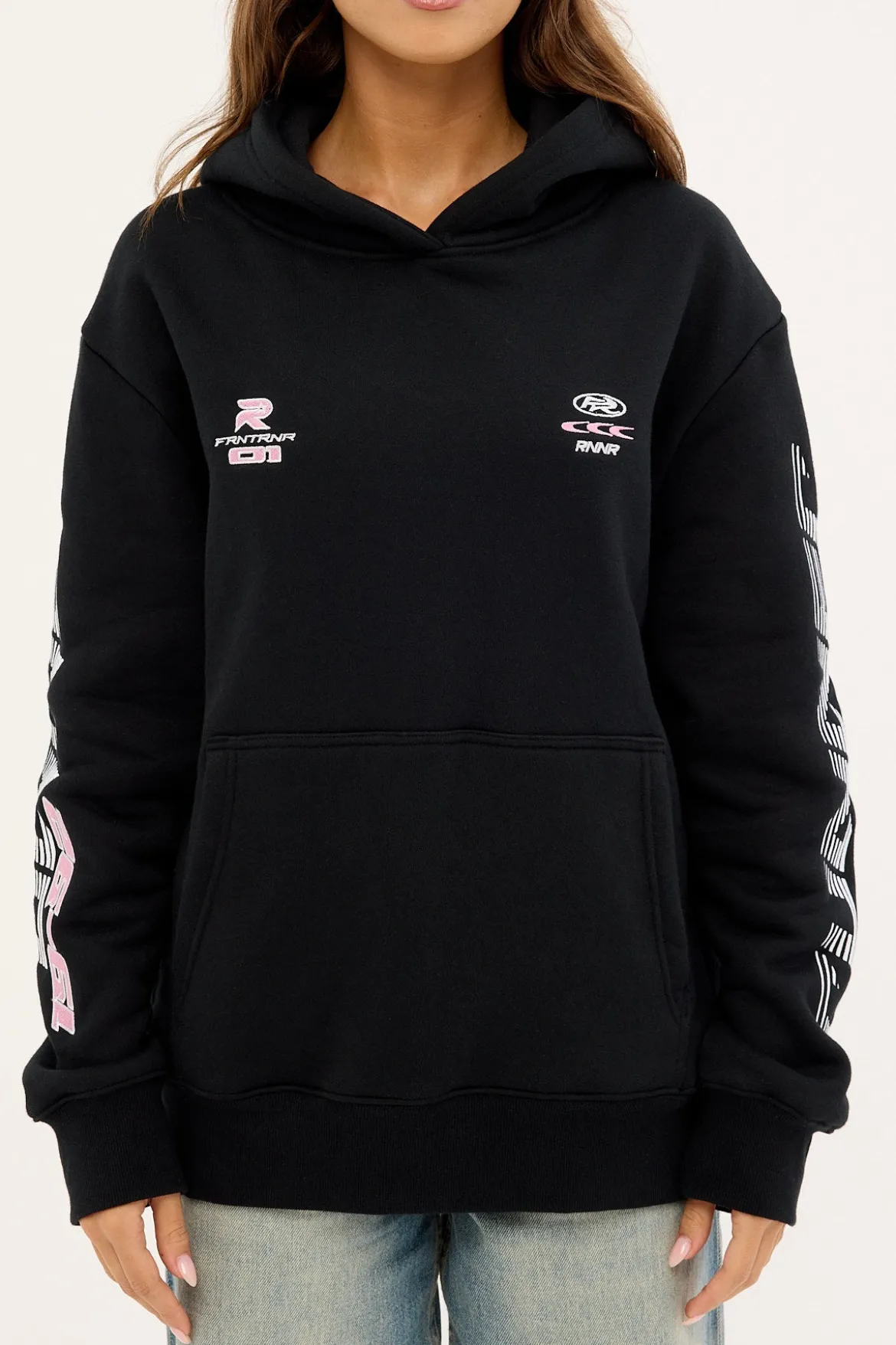 Turbo Charge Hoodie Black Bubblegum