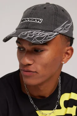 Twin Turbo Dad Cap Washed Black