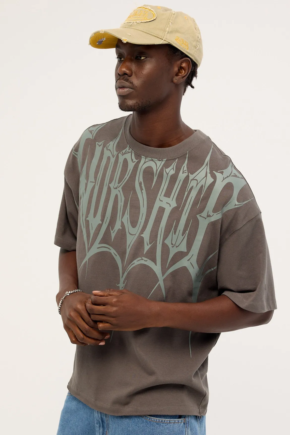 Unchainedbox Box Crop Tee Worn Black