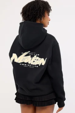 Underpass Relaxed Hoodie Black