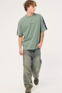 Uprising Panelled Heavy Tee Slate