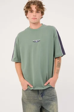 Uprising Panelled Heavy Tee Slate