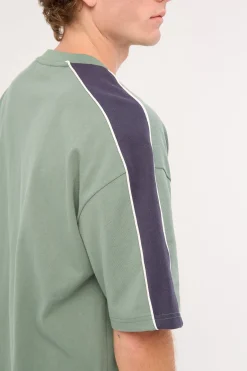 Uprising Panelled Heavy Tee Slate