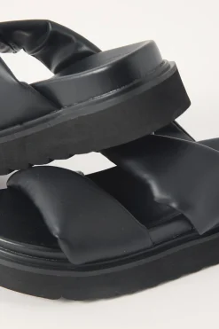 Valley Platform Sandal Black