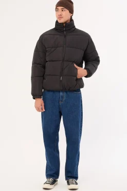 Vancouver Recycled Puffer Jacket Jet Black
