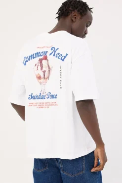 Vanilla Sundae Heavyweight Easy Tee White