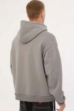 Vanity Zip Hood Steel Grey