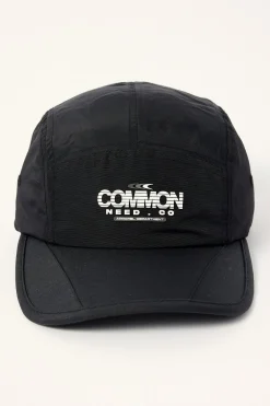 Vector 5 Panel Cap Black