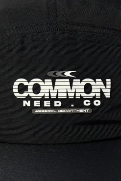 Vector 5 Panel Cap Black