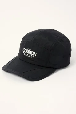 Vector 5 Panel Cap Black