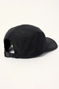 Vector 5 Panel Cap Black