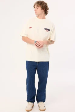Vector Brushed Boxy Tee Ecru
