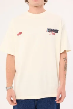 Vector Brushed Boxy Tee Ecru