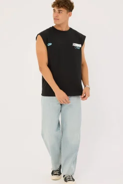 Vector Muscle Tank Black