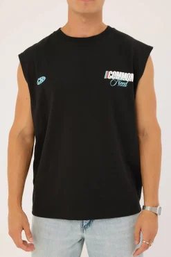 Vector Muscle Tank Black