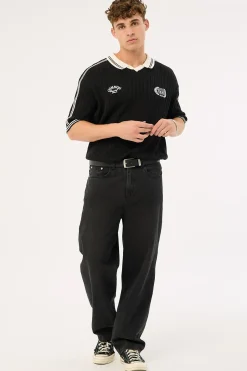 Veloce Knit Soccer Jersey Black