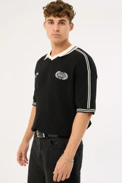 Veloce Knit Soccer Jersey Black
