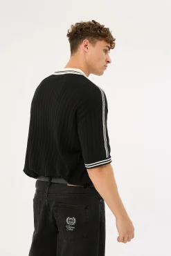 Veloce Knit Soccer Jersey Black