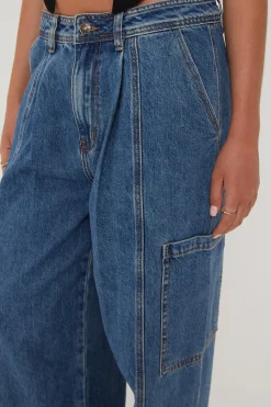 Veneda Baggy Jean Blue Denim