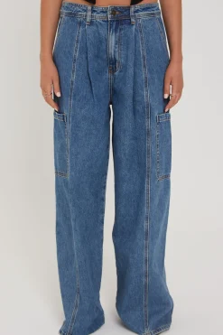 Veneda Baggy Jean Blue Denim