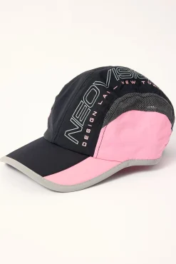 Verta 5 Panel Cap Black/Light Pink