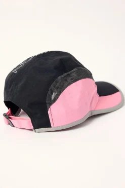 Verta 5 Panel Cap Black/Light Pink