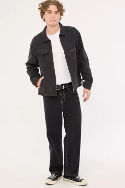 Victory League Big Slacker Jean Aged Black