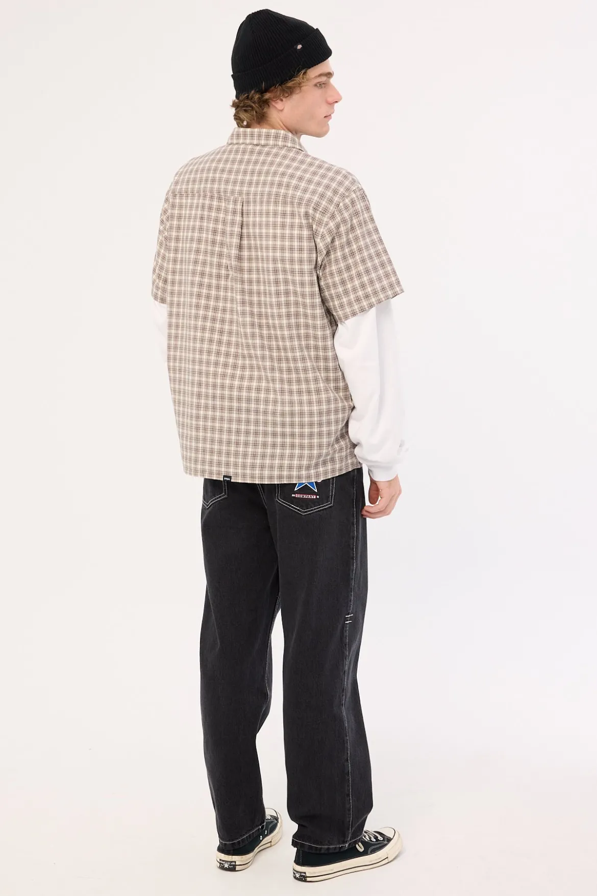 Victory League Big Slacker Jean Aged Black