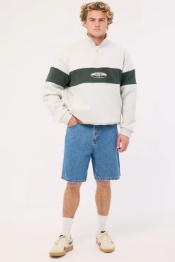 Victory League Mid Slacker Denim Short Eternal Mid Blue