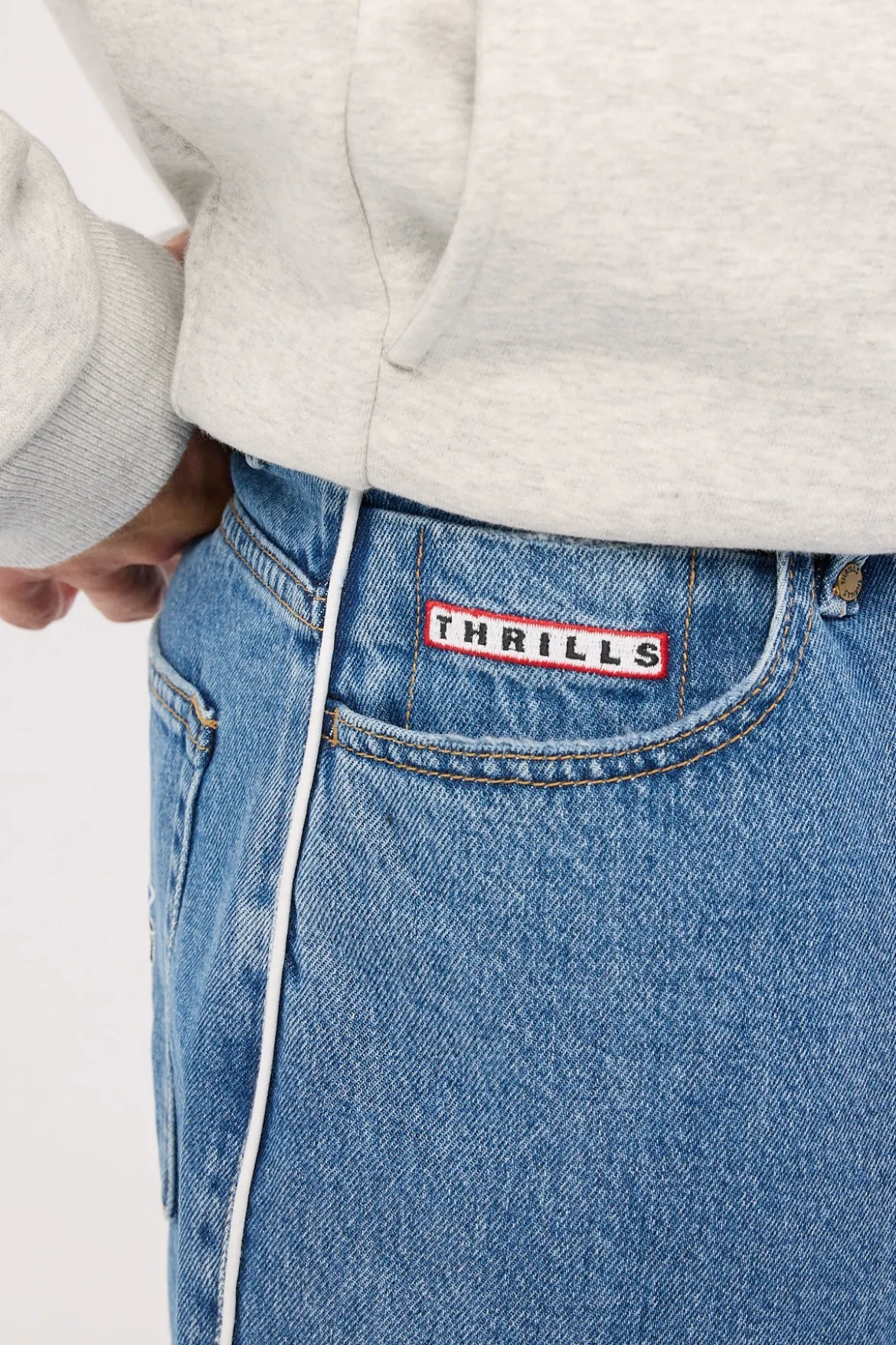 Victory League Mid Slacker Denim Short Eternal Mid Blue