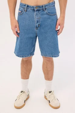 Victory League Mid Slacker Denim Short Eternal Mid Blue