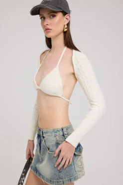 Vida Knit Bolero Cream
