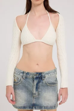 Vida Knit Bolero Cream