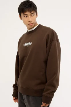 Vine Crew Sweater Dark Fudge